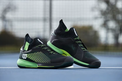 Heren tennisschoenen Wilson Kaos Rapide SFT Black/Green