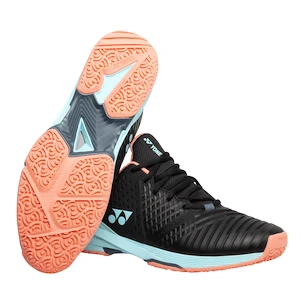 Heren tennisschoenen Yonex Sonicage 3 Clay M Black/Sky Blue