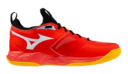 Heren zaalschoenen Mizuno  WAVE DIMENSION Radiant Red/White/Carrot Curl  EUR 39