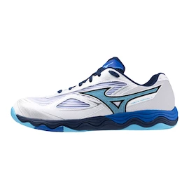 Heren zaalschoenen Mizuno Wave Medal 7 White/Mugen Blue/Estate Blue