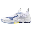 Heren zaalschoenen Mizuno  Wave MOMENTUM 3 White/Bellwether Blue