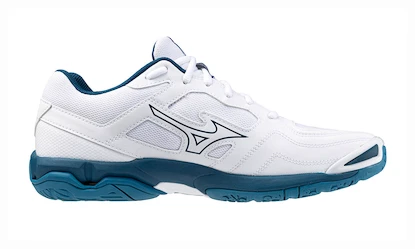 Heren zaalschoenen Mizuno  WAVE PHANTOM 3 White/Sailor Blue/Silver