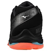 Heren zaalschoenen Mizuno  Wave VOLTAGE 2 Black/Neon Flame