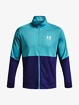 Herenjack Under Armour  PIQUE TRACK JACKET-BLU