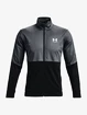 Herenjack Under Armour  PIQUE TRACK JACKET-GRY