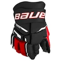 IJshockey handschoenen Bauer Supreme M3 Black/Red Junior 11 inch