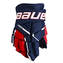 IJshockey handschoenen Bauer Supreme M5PRO Navy/Red/White Intermediate 12 inch