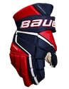 IJshockey handschoenen Bauer Vapor 3X PRO Navy/Red/White Senior 15 inch