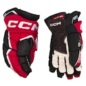 IJshockey handschoenen CCM JetSpeed FT6 Black/Red/White Junior 12 inch