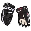 IJshockey handschoenen CCM JetSpeed FT6 Black/White Senior 14 inch