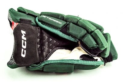 IJshockey handschoenen CCM JetSpeed FT6 Dark Green/White Junior 11 inch