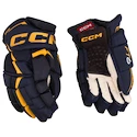 IJshockey handschoenen CCM JetSpeed FT6 Navy/Sunflower Junior 10 inch