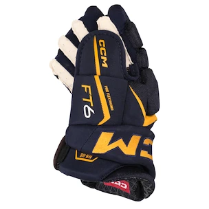 IJshockey handschoenen CCM JetSpeed FT6 Navy/Sunflower Senior