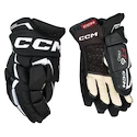 IJshockey handschoenen CCM JetSpeed FT6 Pro Black/White Junior 11 inch