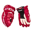 IJshockey handschoenen CCM JetSpeed FT6 Red/White Junior 11 inch