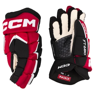 IJshockey handschoenen CCM JetSpeed FT680 Black/Red/White Senior 15 inch