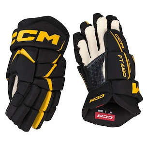 IJshockey handschoenen CCM JetSpeed FT680 Black/Sunflower Senior