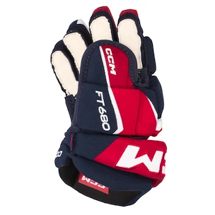 IJshockey handschoenen CCM JetSpeed FT680 Navy/Red/White Junior