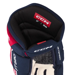 IJshockey handschoenen CCM JetSpeed FT680 Navy/Red/White Senior 15 inch