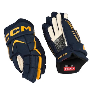 IJshockey handschoenen CCM JetSpeed FT680 Navy/Sunflower Junior