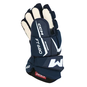 IJshockey handschoenen CCM JetSpeed FT680 Navy/White Junior