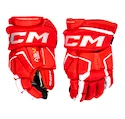 IJshockey handschoenen CCM Tacks AS-V PRO Red/White Junior 12 inch