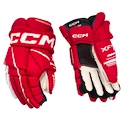 IJshockey handschoenen CCM Tacks XF 80 Red/White Junior 10 inch