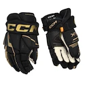 IJshockey handschoenen CCM Tacks XF Black/Gold Junior 10 inch