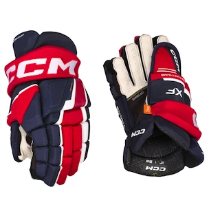 IJshockey handschoenen CCM Tacks XF Navy/Red/White Junior 12 inch