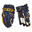 IJshockey handschoenen CCM Tacks XF Navy/Sunflower Senior 15 inch