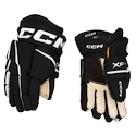 IJshockey handschoenen CCM Tacks XF PRO Black/White Youth 8 inch