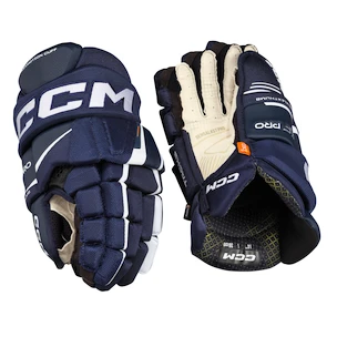 IJshockey handschoenen CCM Tacks XF PRO Navy/White Junior 12 inch