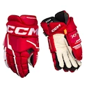 IJshockey handschoenen CCM Tacks XF PRO Red/White Junior 11 inch