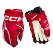 IJshockey handschoenen CCM Tacks XF PRO Red/White Junior