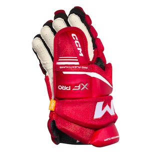 IJshockey handschoenen CCM Tacks XF PRO Red/White Junior