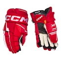 IJshockey handschoenen CCM Tacks XF Red/White Junior 10 inch