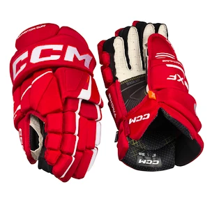 IJshockey handschoenen CCM Tacks XF Red/White Junior