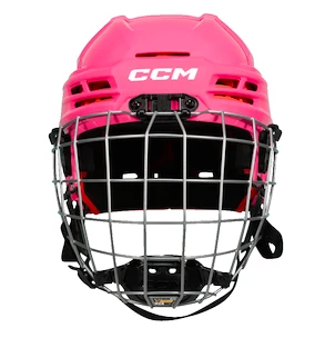 IJshockeyhelm CCM Tacks 70 Combo Pink Junior