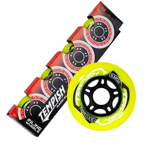 Inline wielen Tempish  RADICAL Color 80 mm 85A 4-Pack