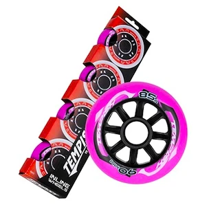 Inline wielen Tempish  RADICAL Color 90 mm 85A 4-Pack  paars