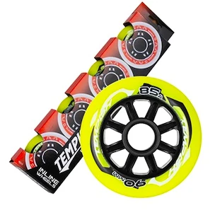 Inline wielen Tempish  RADICAL Color 90 mm 85A 4-Pack  paars