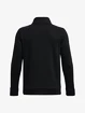 Jongens hoodie Under Armour  Fleece 1/4 Zip-BLK