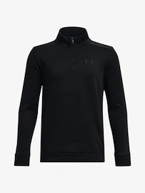 Jongens hoodie Under Armour Fleece 1/4 Zip-BLK