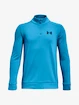 Jongens hoodie Under Armour  Fleece 1/4 Zip-BLU