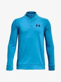 Jongens hoodie Under Armour Fleece 1/4 Zip-BLU