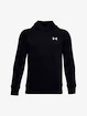 Jongens hoodie Under Armour  RIVAL COTTON HOODIE black