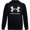 Jongens hoodie Under Armour  RIVAL FLEECE HOODIE black