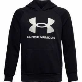 Jongens hoodie Under Armour  RIVAL FLEECE HOODIE black