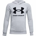 Jongens hoodie Under Armour  Rival Fleece Hoodie light grey