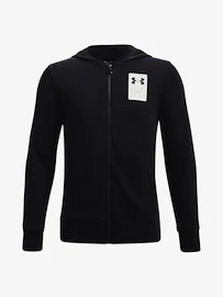 Jongens hoodie Under Armour Rival Terry FZ Hoodie-BLK